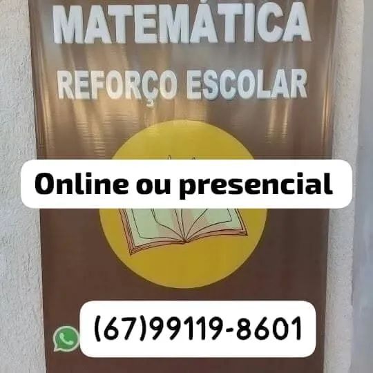 Reforço escolar de Matemática 