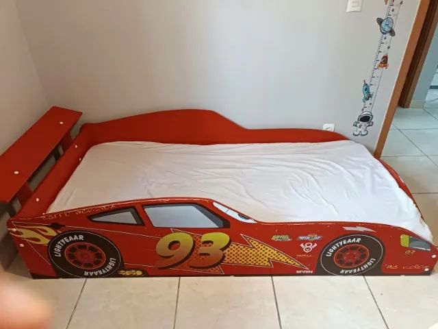 CAMA INFANTIL MCQUEEN - SEM COLCHÃO 