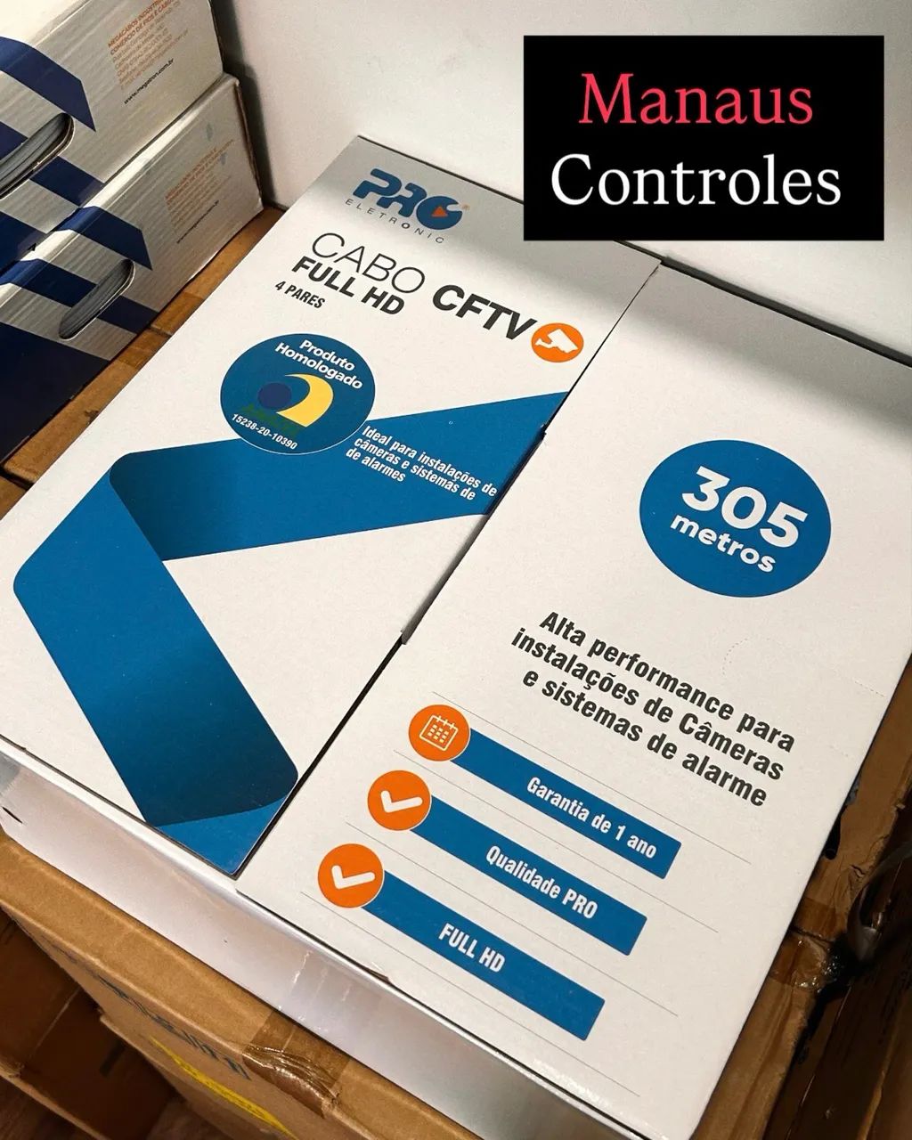 Caixa de Cabo de Rede Internet 305M Pro Eletrônic ( Promoção )