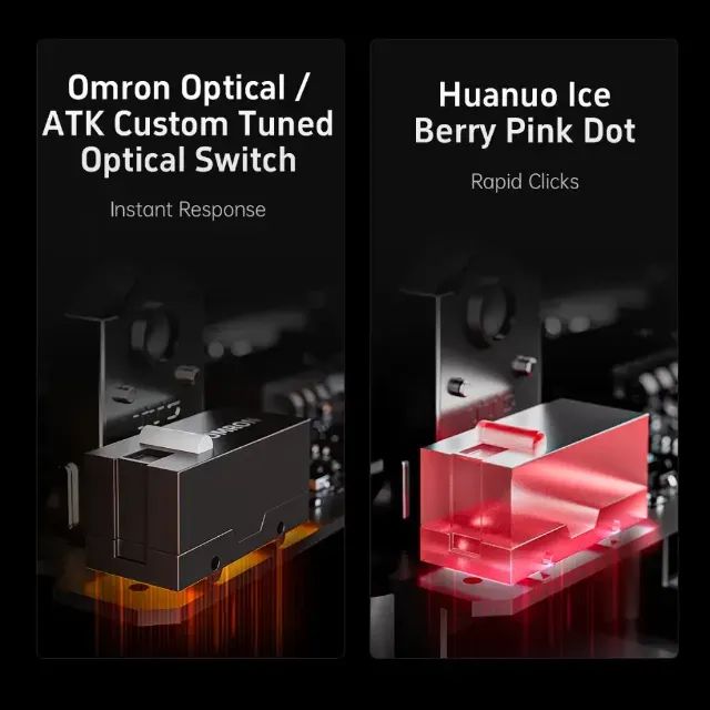  Atk Dragonfly A9 Plus LightWeight Mouse (Rosa) - Foto 4