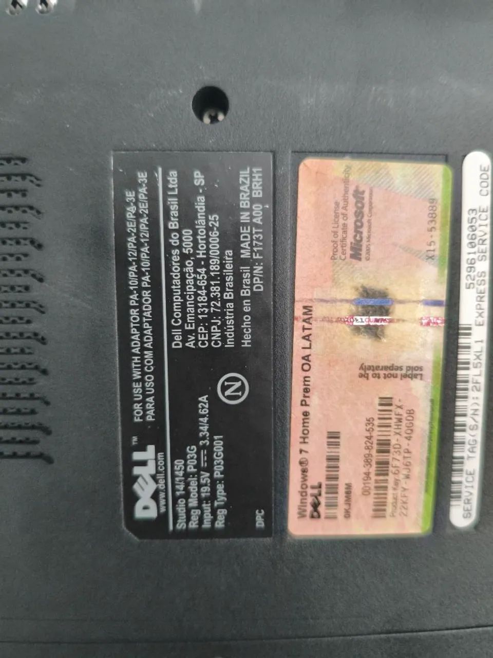 Notebook Dell para retirada de peças  - Foto 5