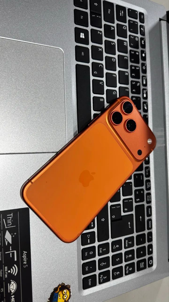 iPhone 17 pro max laranja 100% bateria perfeito estado  - Foto 3