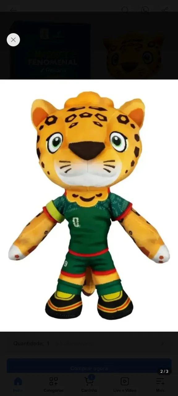 Mascote "onça pintada" fenomenal - Foto 3