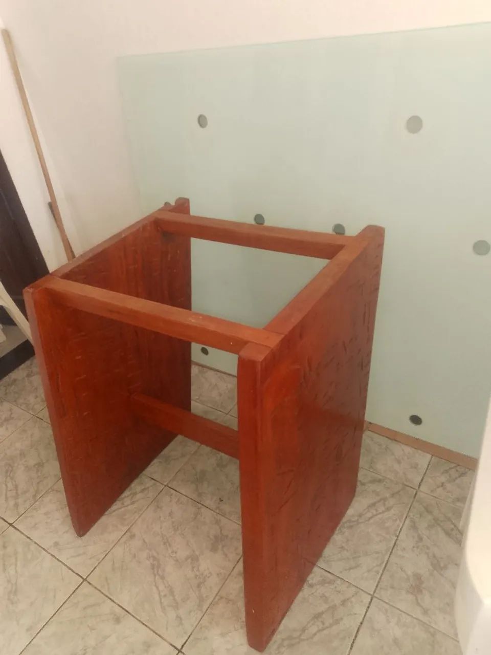 Mesa de vinhático, decorada  - Foto 3
