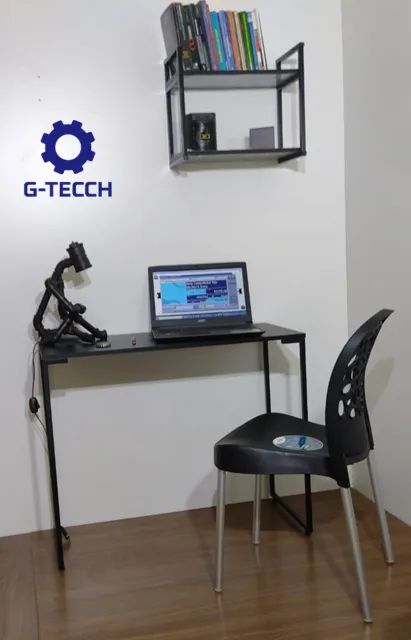 Escrivaninha NOVA Mesa Industrial Multiuso para Escritório Notebook Computador Estudo Birô - Foto 2