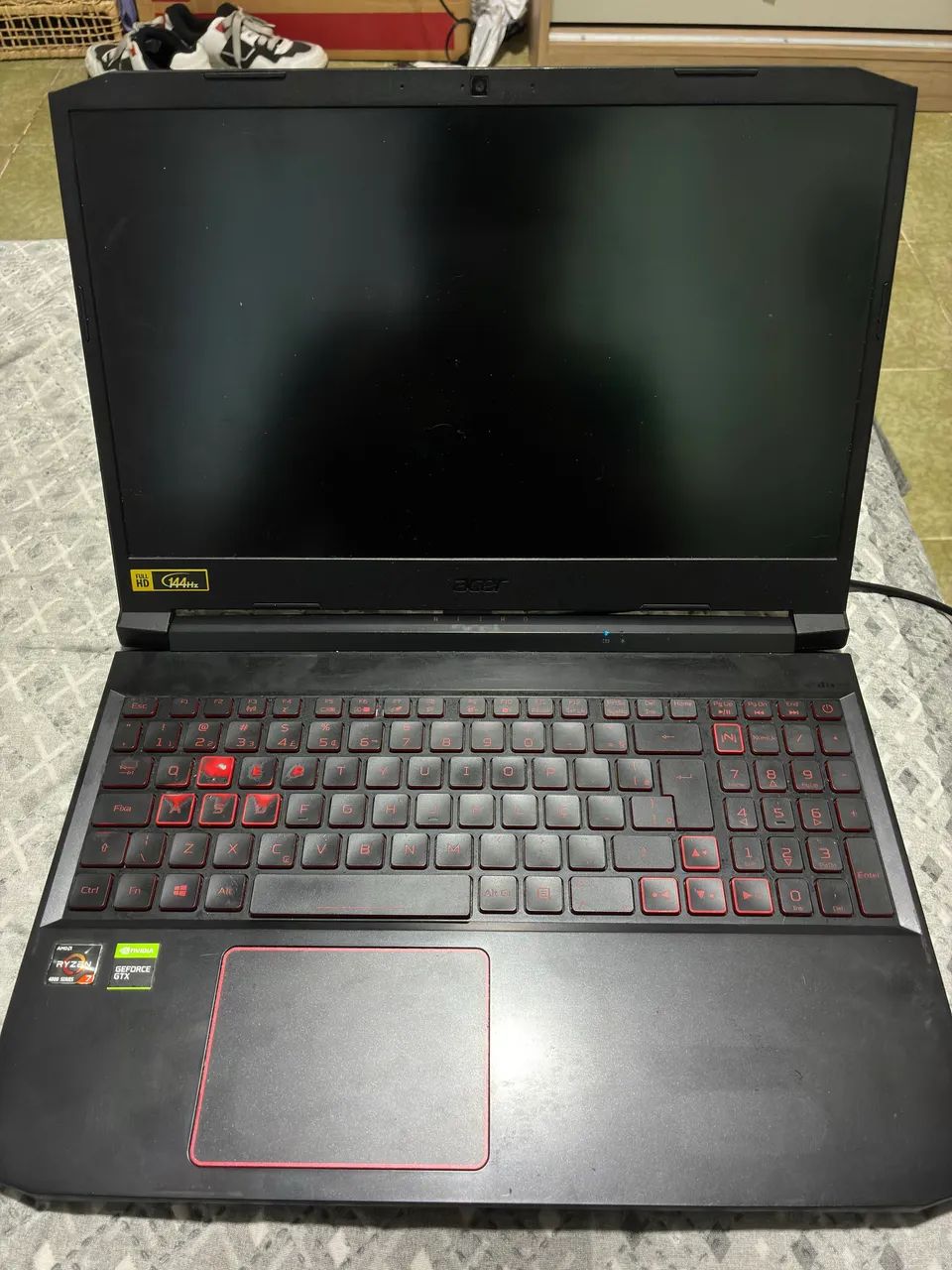Notebook Acer Nitro 5 com Ryzen 7 4800u e 1650 TI 4gb