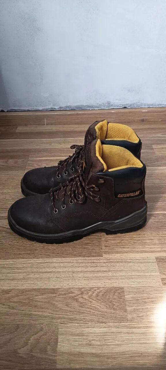Bota CAT Original Segurança S3 SRC Couro Nº 44 Importada - Foto 2