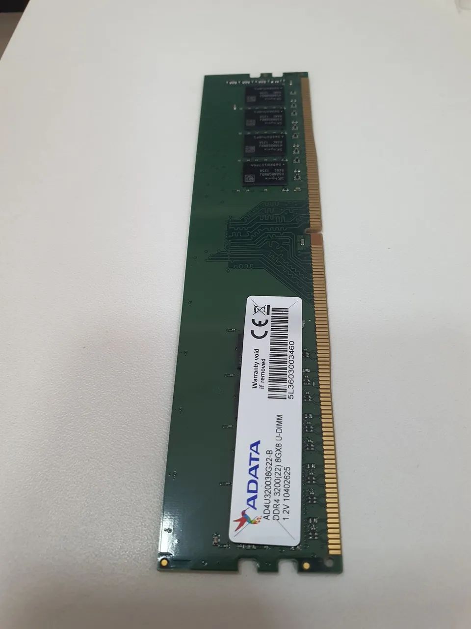 Memória RAM Desktop 8GB DDR4 3200MHz Adata - Impecável/Testada - Foto 3