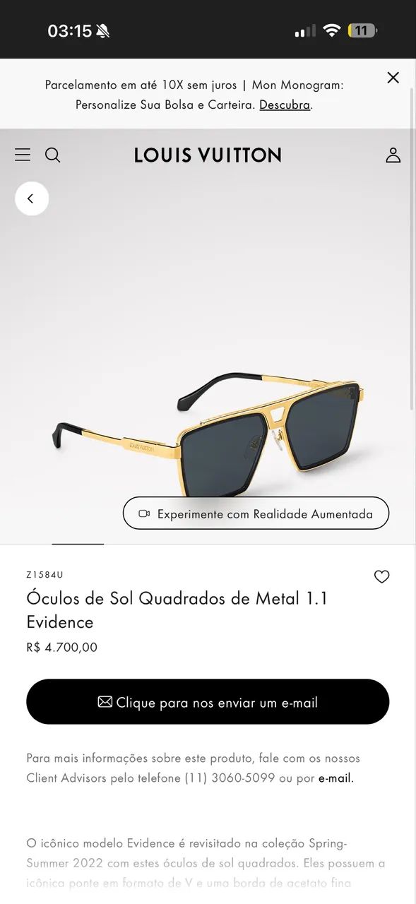 Óculos Louis Vuitton  - Foto 5