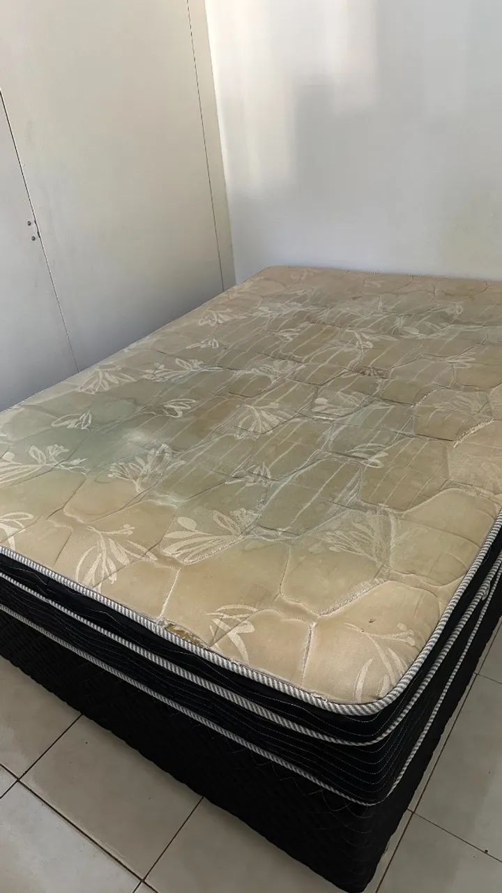 Cama Box de Casal Com Colchão (aceito propostas)