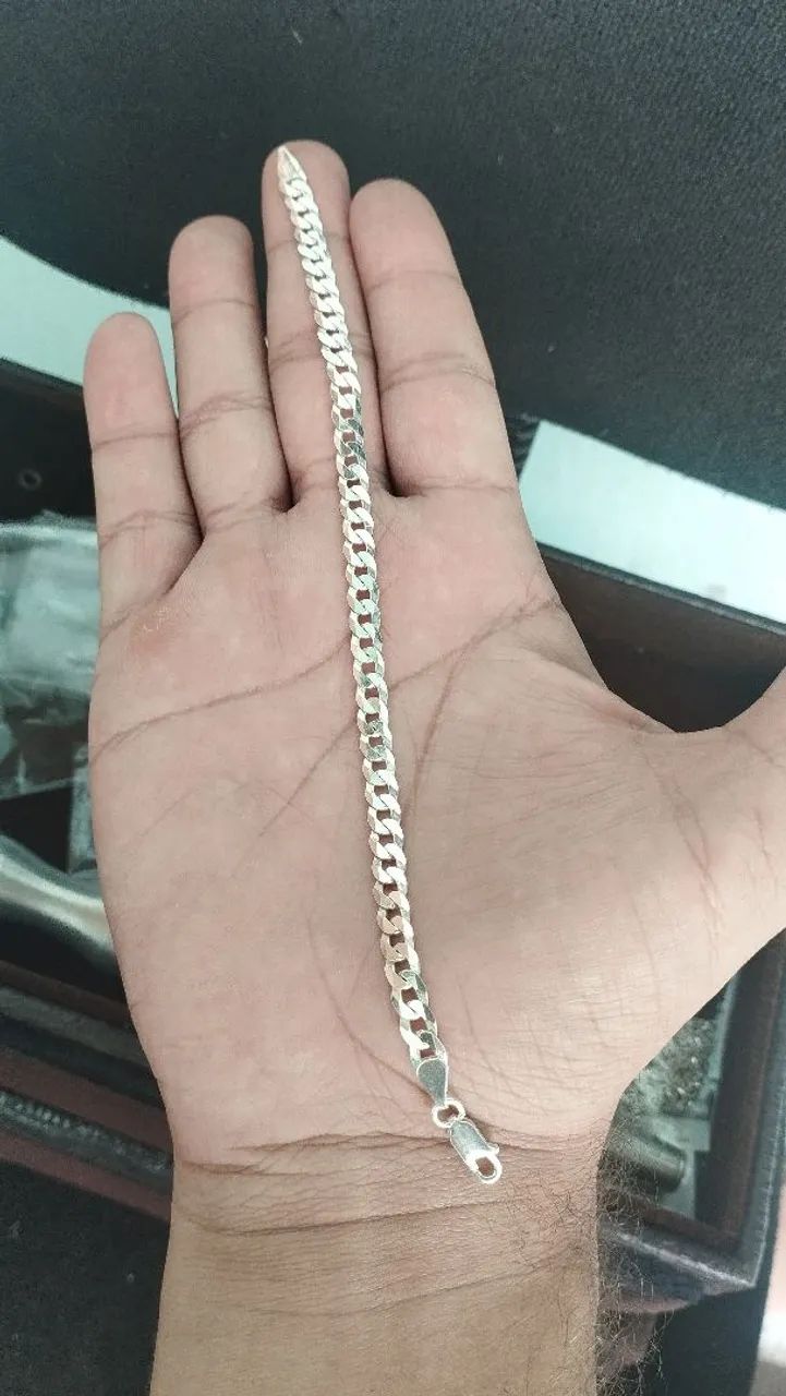 Pulseira de Prata 6mm 