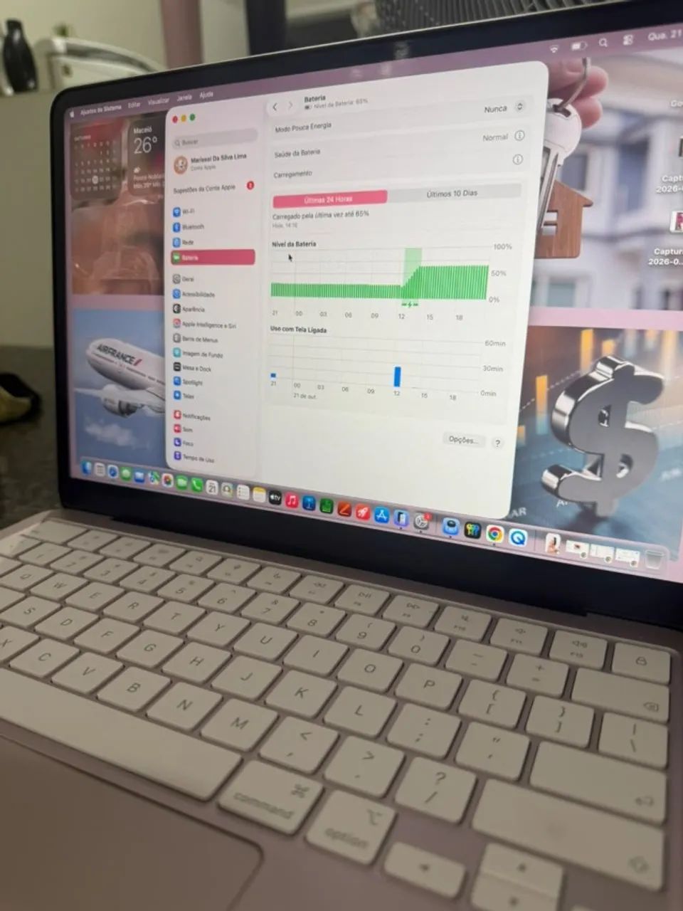 Macbook Neo Apple 13"Chip A18 - Cor BLUSH - Foto 3