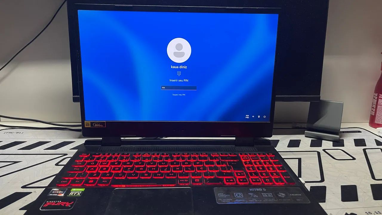 Notebook Gamer Acer Nitro 5 Ryzen 7 | RTX | 144Hz