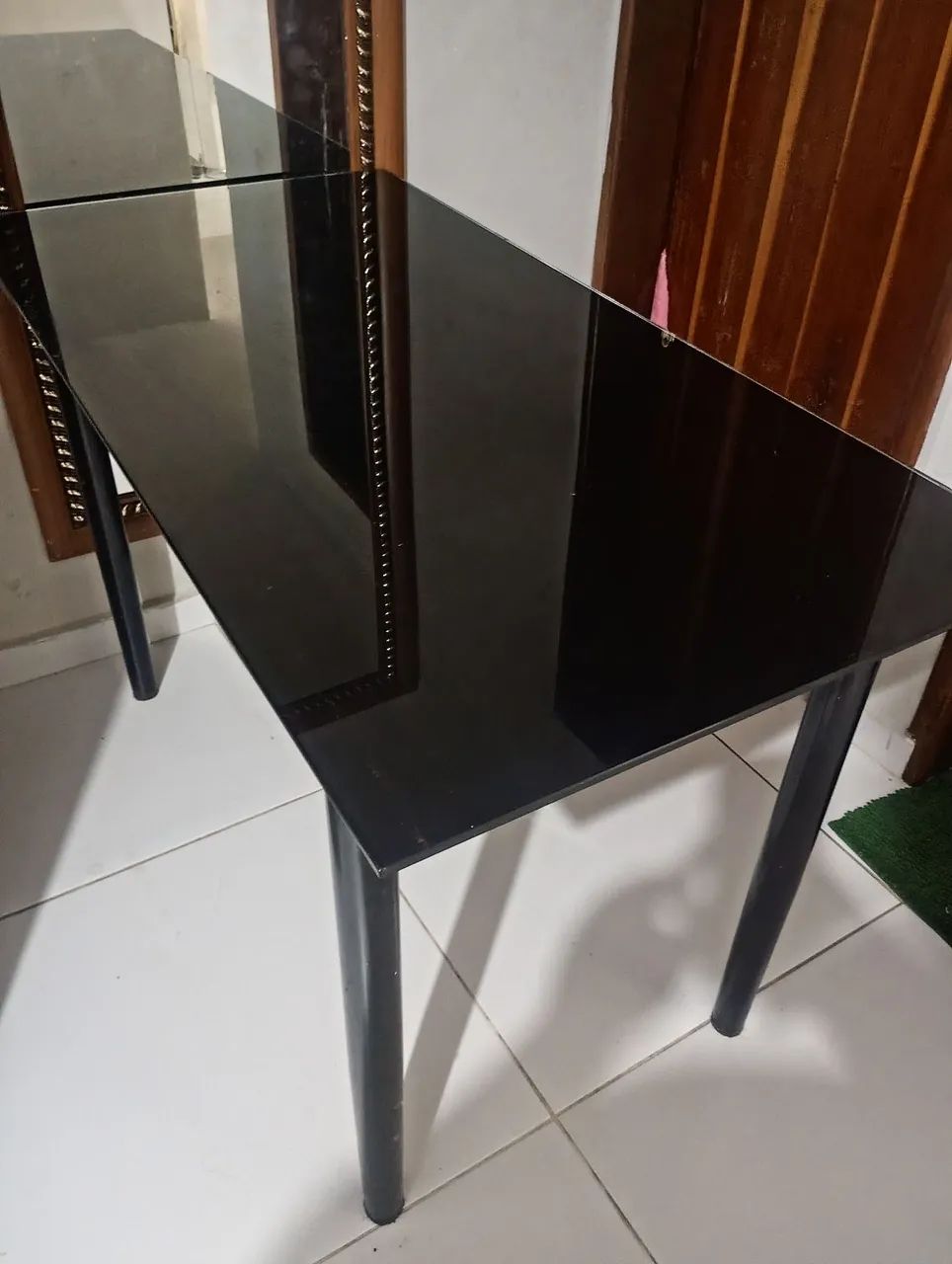 Mesa com tampo em vidro  - Foto 2