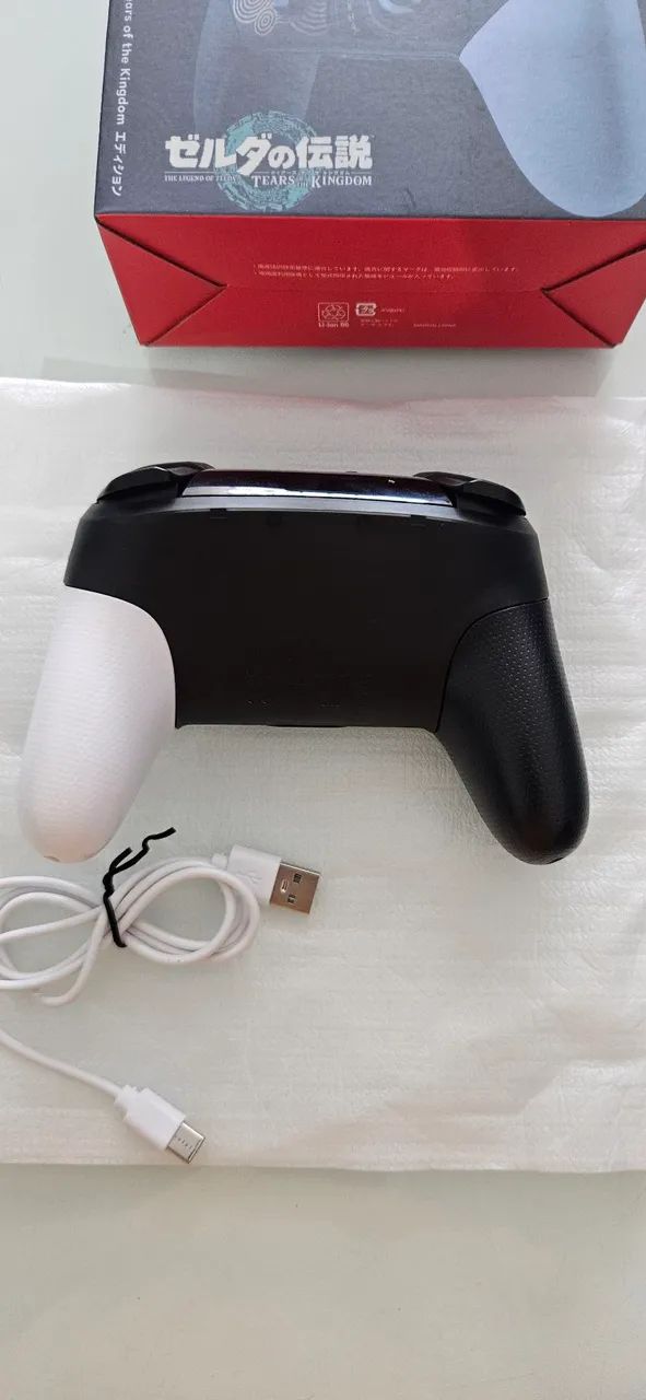 CONTROLE NINTENDO SWITCH 1 E 2 ZELDA BLUETOOTH PC NOTE - Foto 4