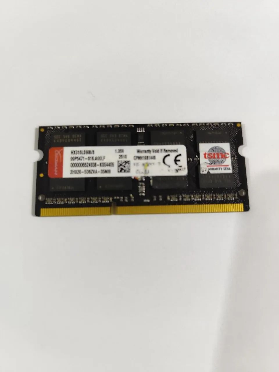 MEMORIA PC3L DDR3 8GB HYPERX NOTEBOOK - Foto 3