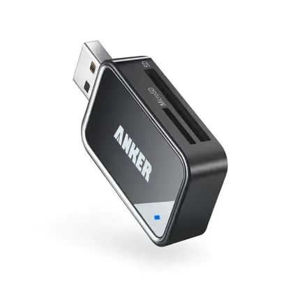 Leitor De Cartão Sd Anker 2 Em 1 Usb 3.0 Sdxc Sdhc Sd Mmc - Foto 2