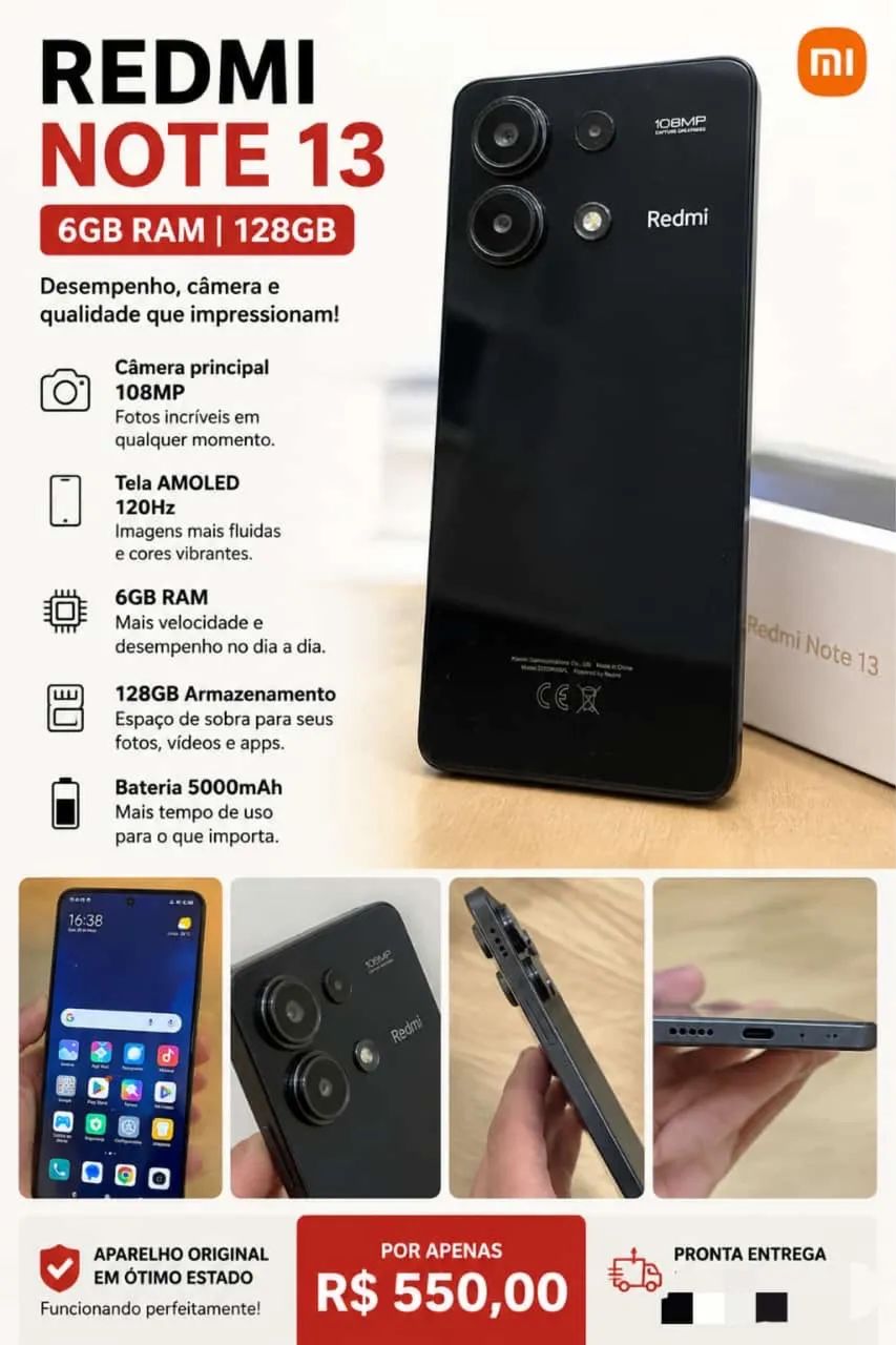 Redmi Note 13 128Gb  - Foto 5