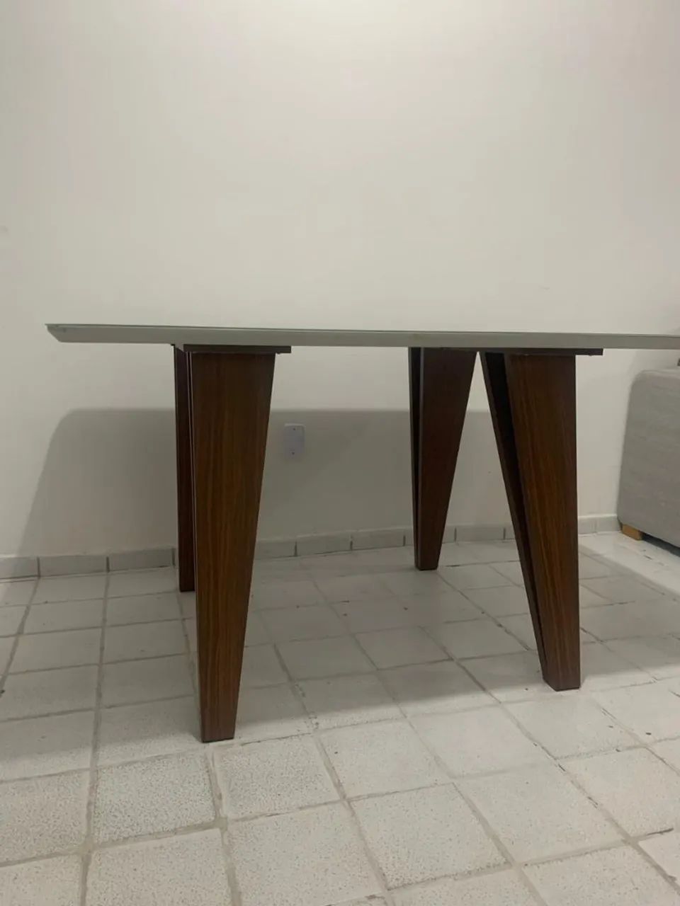 Mesa com tampo de vidro  - Foto 4