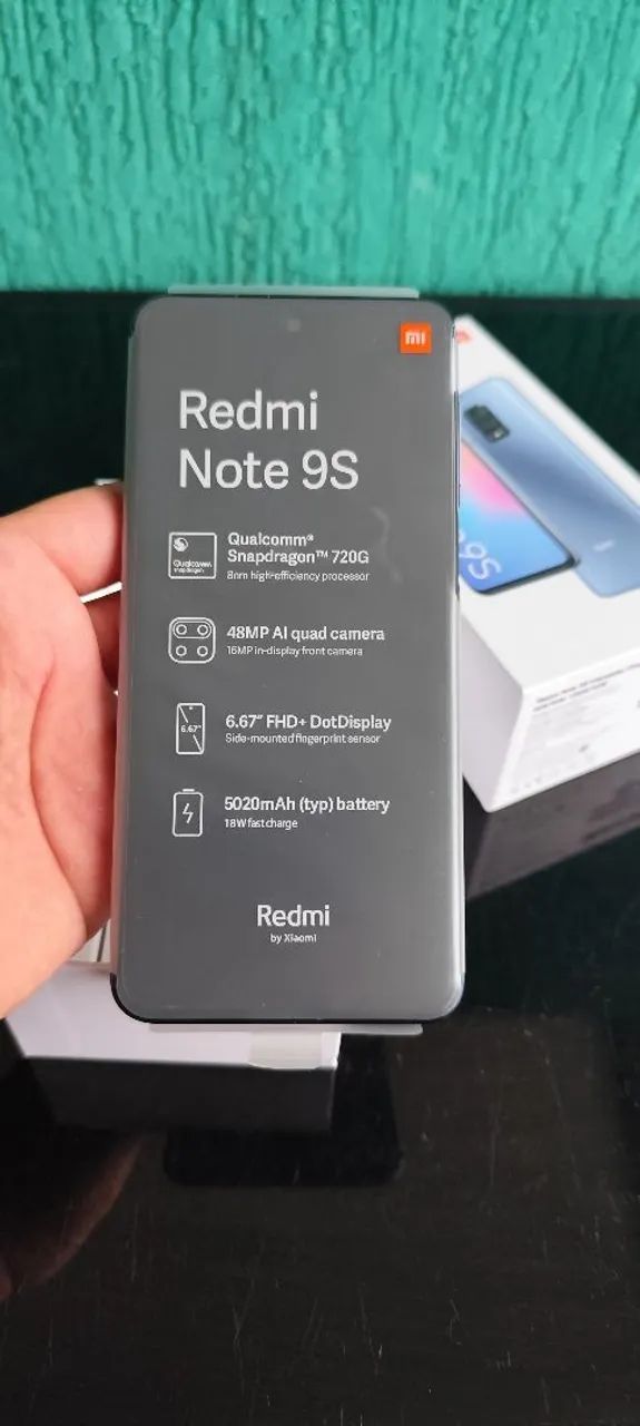 Redmi Note 9S - 128GB / 6GB RAM (NOVO) Xiaomi - Celulares e