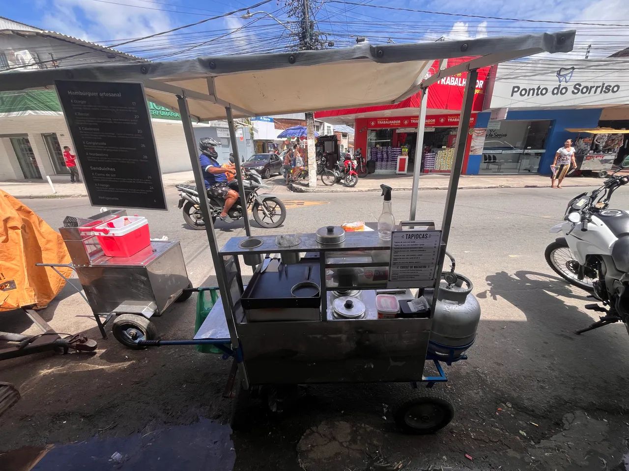 Carrinho de inox para lanches - Foto 2