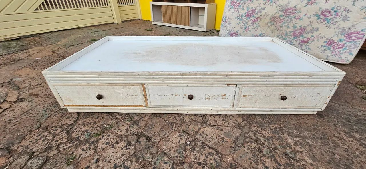 cama solteiro madeira maciça com gaveteiro ENTREGA GRÁTIS! - Foto 3