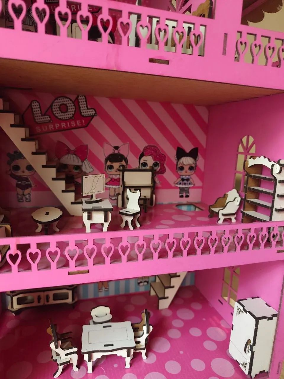 Casa de boneca MDF  - Foto 5