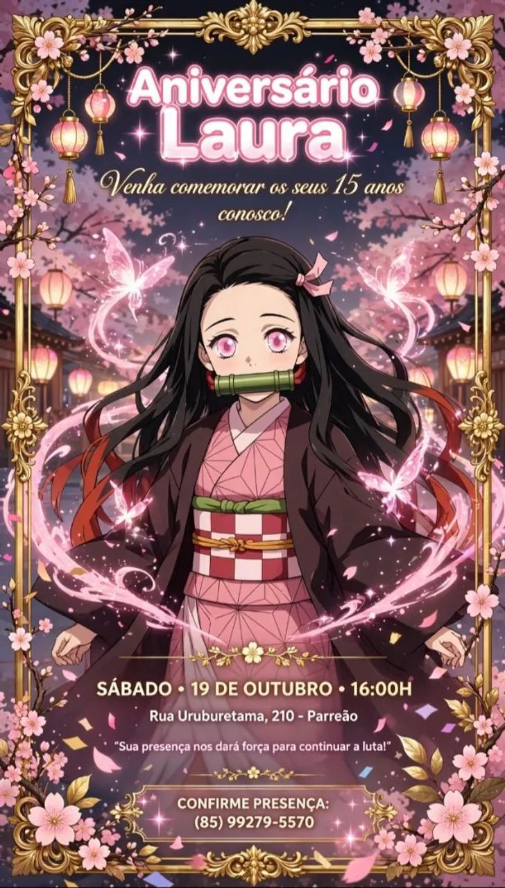 Convites de anime personalizados - Foto 3