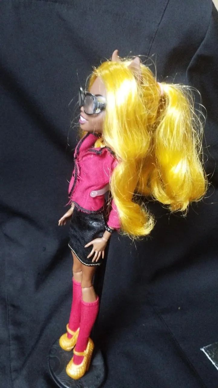 Monsters High Luzes, Câmera e Ação: Clawdia Wolf (Produto Original) - Foto 5