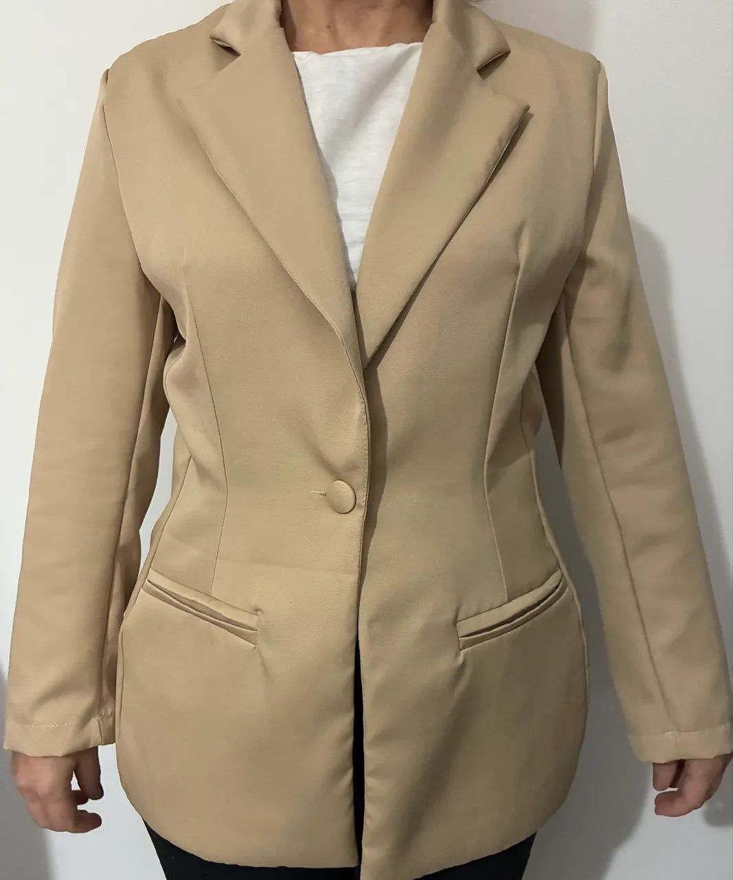 Blazer bege  feminino  TAM M - Foto 4