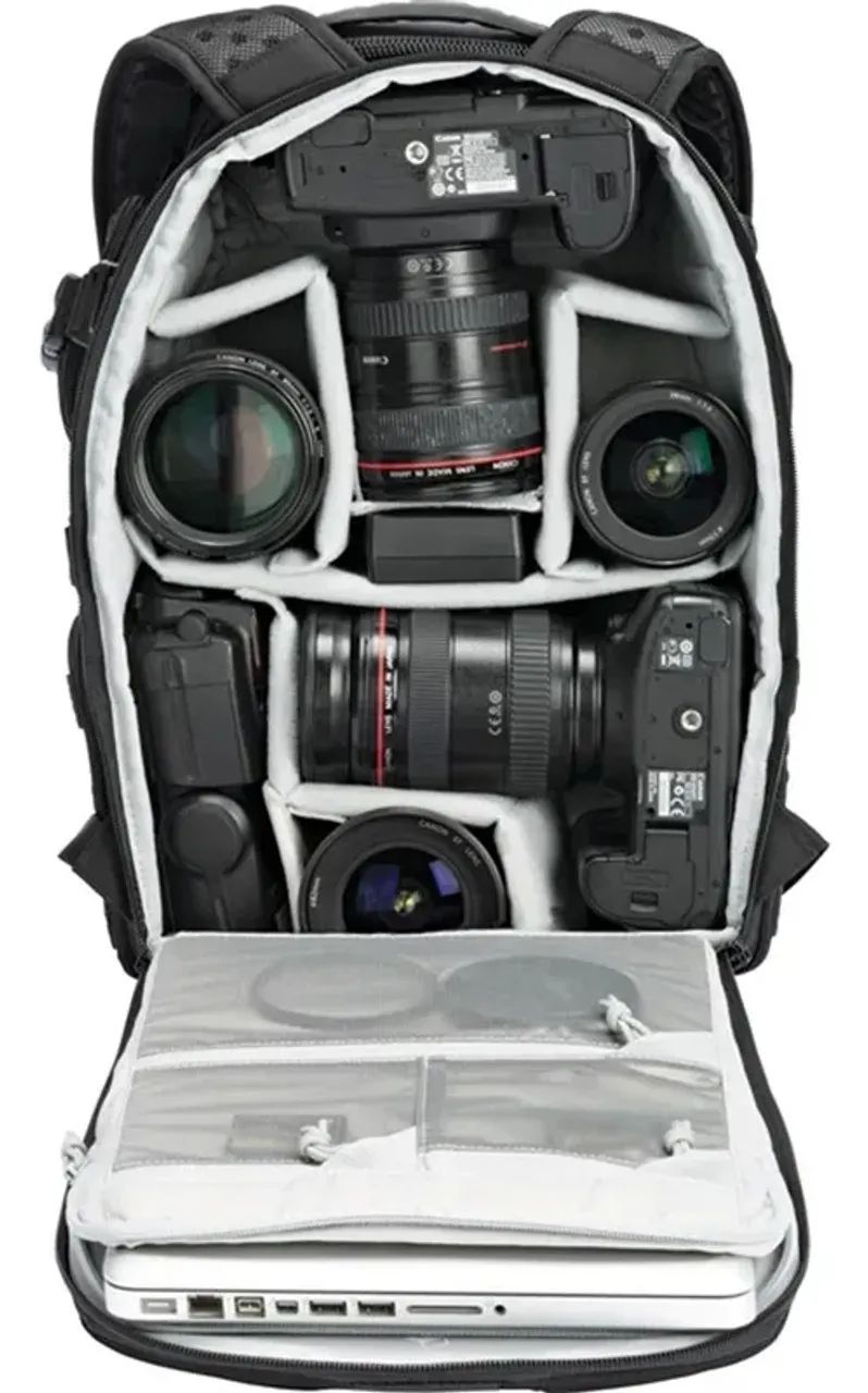 Mochila Protactic 350aw Lowepro para Canon Nikon Sony  - Foto 2