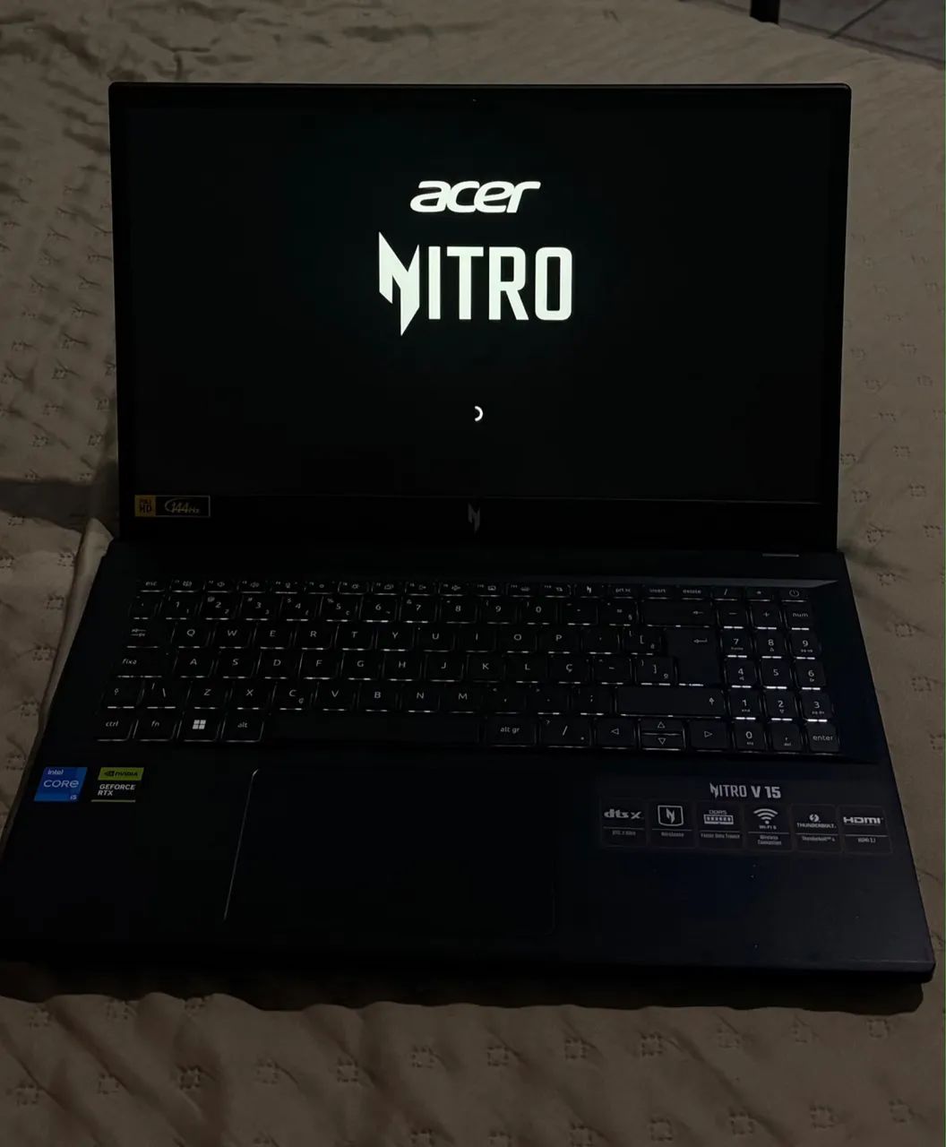 Nitro V15 512gb com 36g RAM placa de vídeo 3050