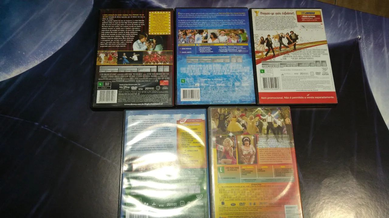 Dvds High scholl 1 2 3 + Camp Rock + Hairspray - Foto 2