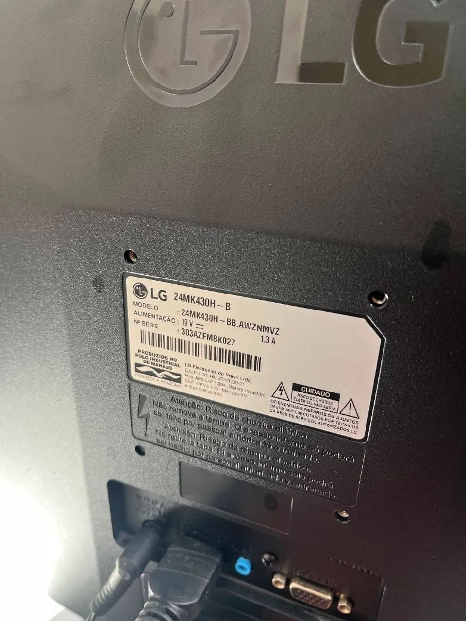 Monitor LG 24 polegadas Full HD  - Foto 2
