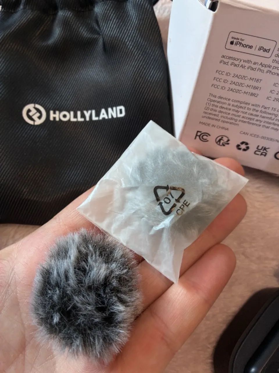 Hollyland Lark A1 Combo 2 microfones USB-C e Lightning - Foto 5