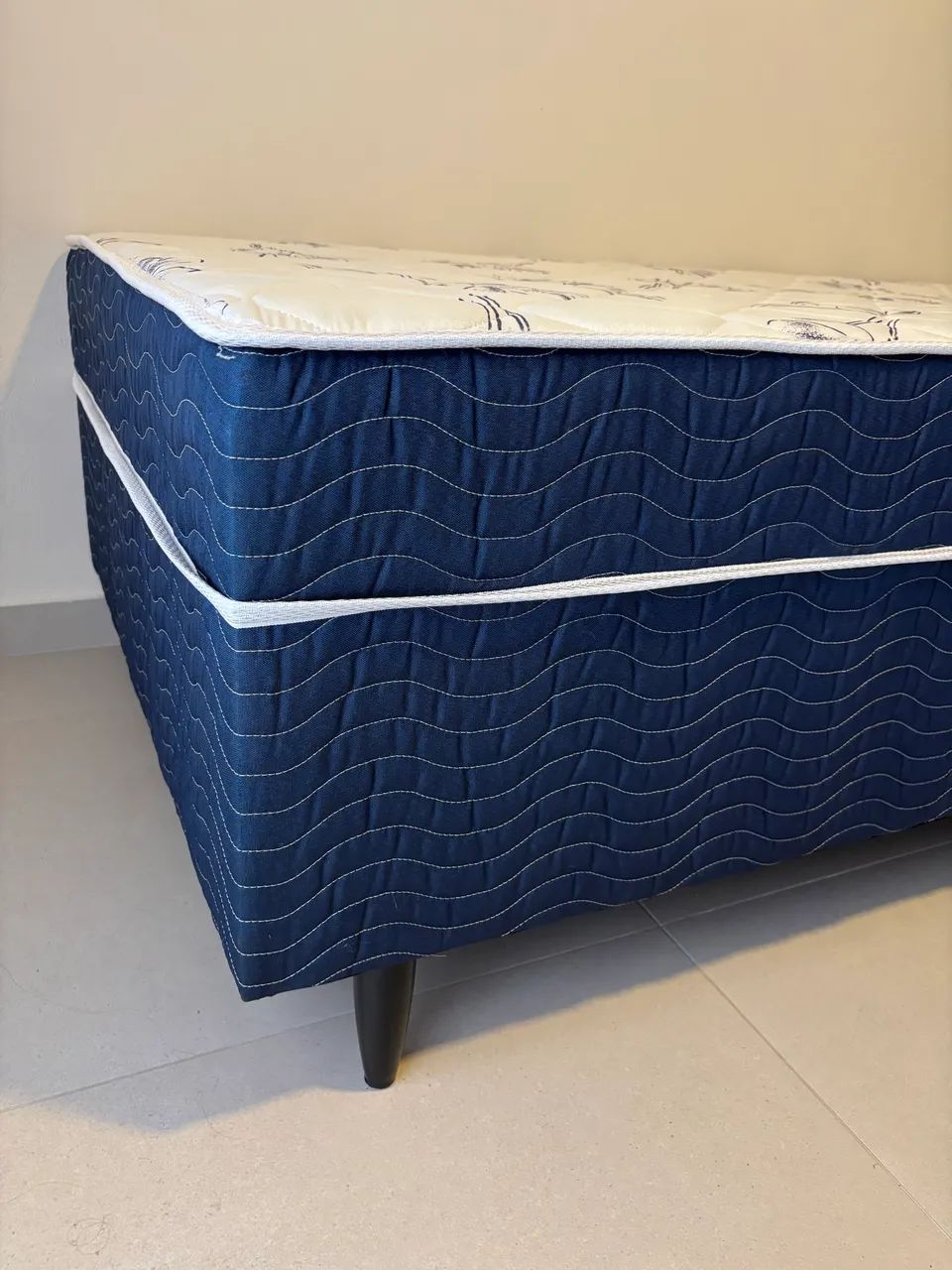 Vendo Cama Box Solteiro Conjugado 43cm altura  - Foto 3
