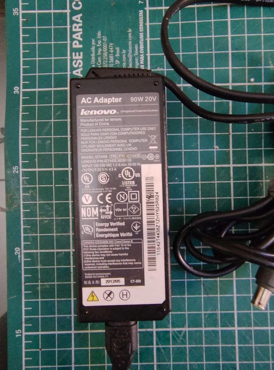 Carregador Lenovo Notebook 90w - Foto 2