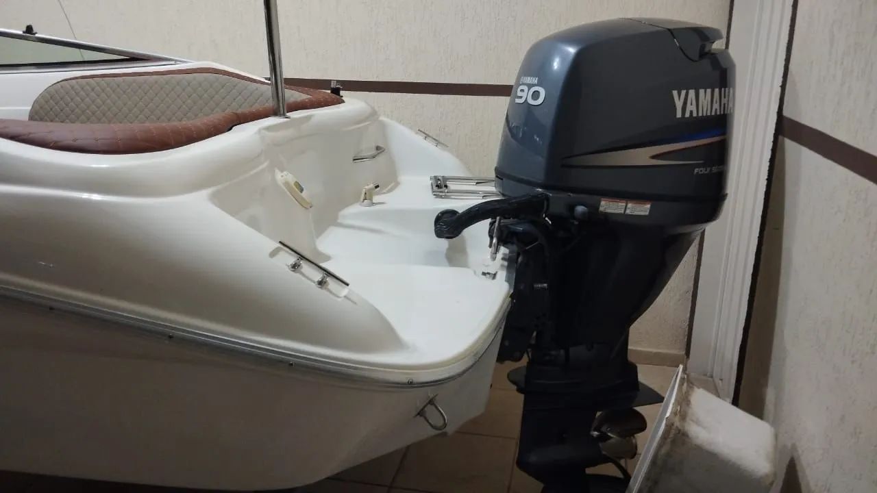 Lancha Ventura 190 e motor Yamaha 90 hp 2010 ambos - Foto 5