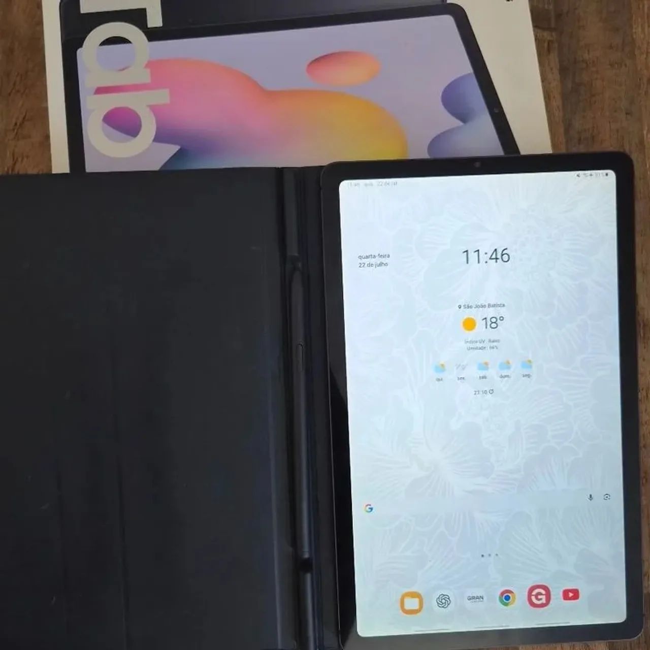 tablet samsung galaxy tab s6 lite com chip ligação 