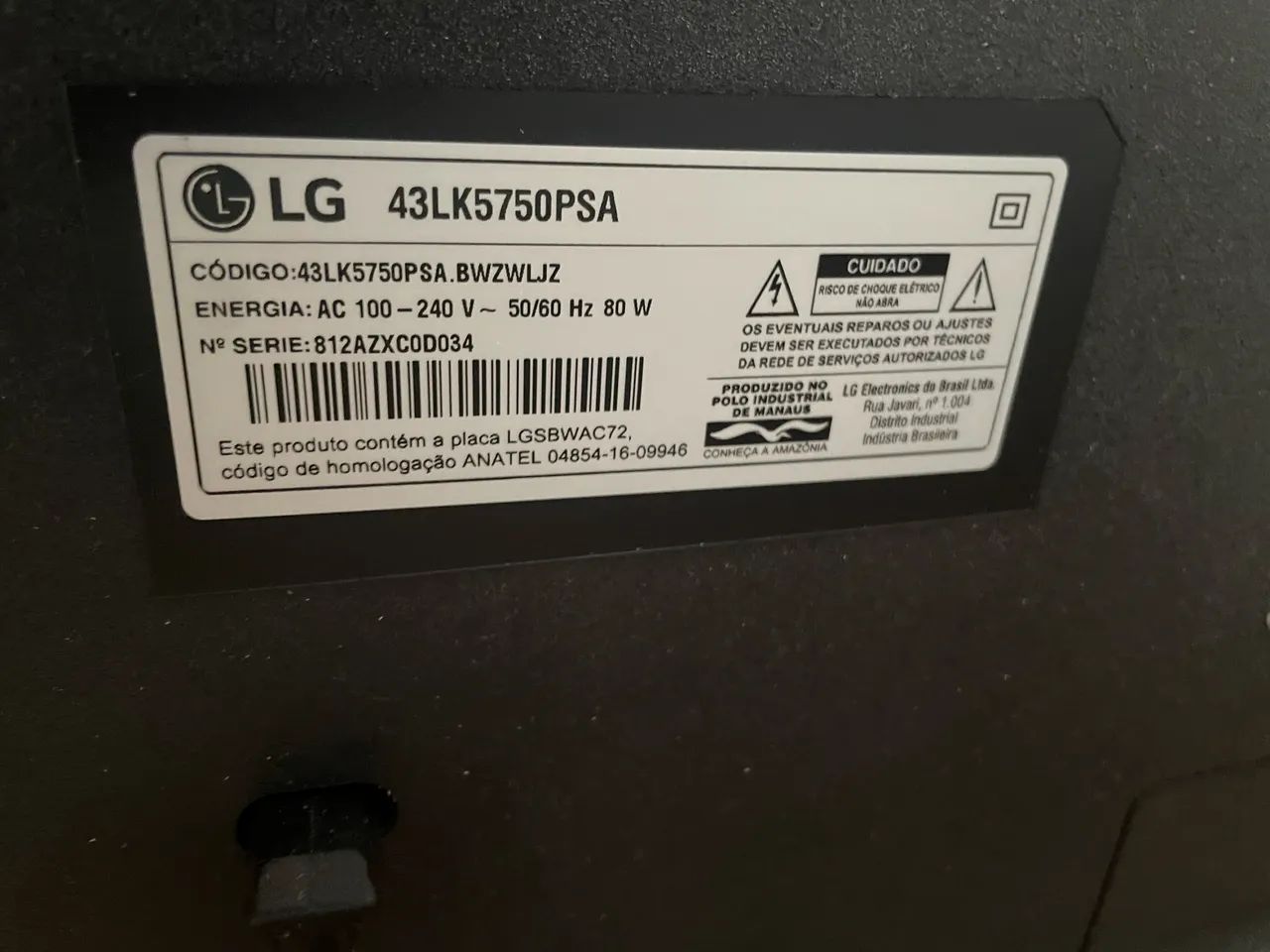 Tv LG, smart, full HD 4k 43 polegadas  - Foto 3
