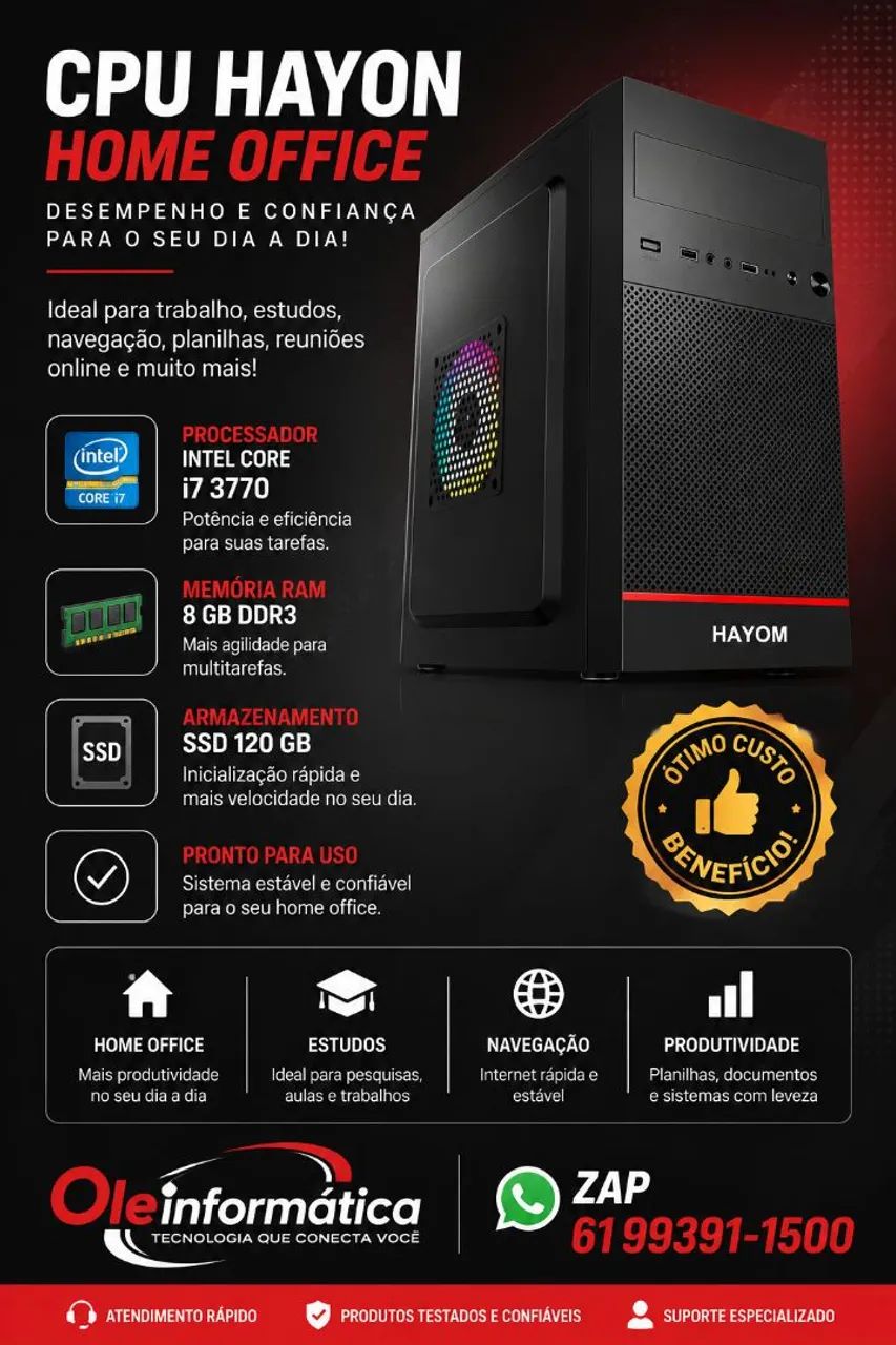 CPU HAYON I7 3770 
