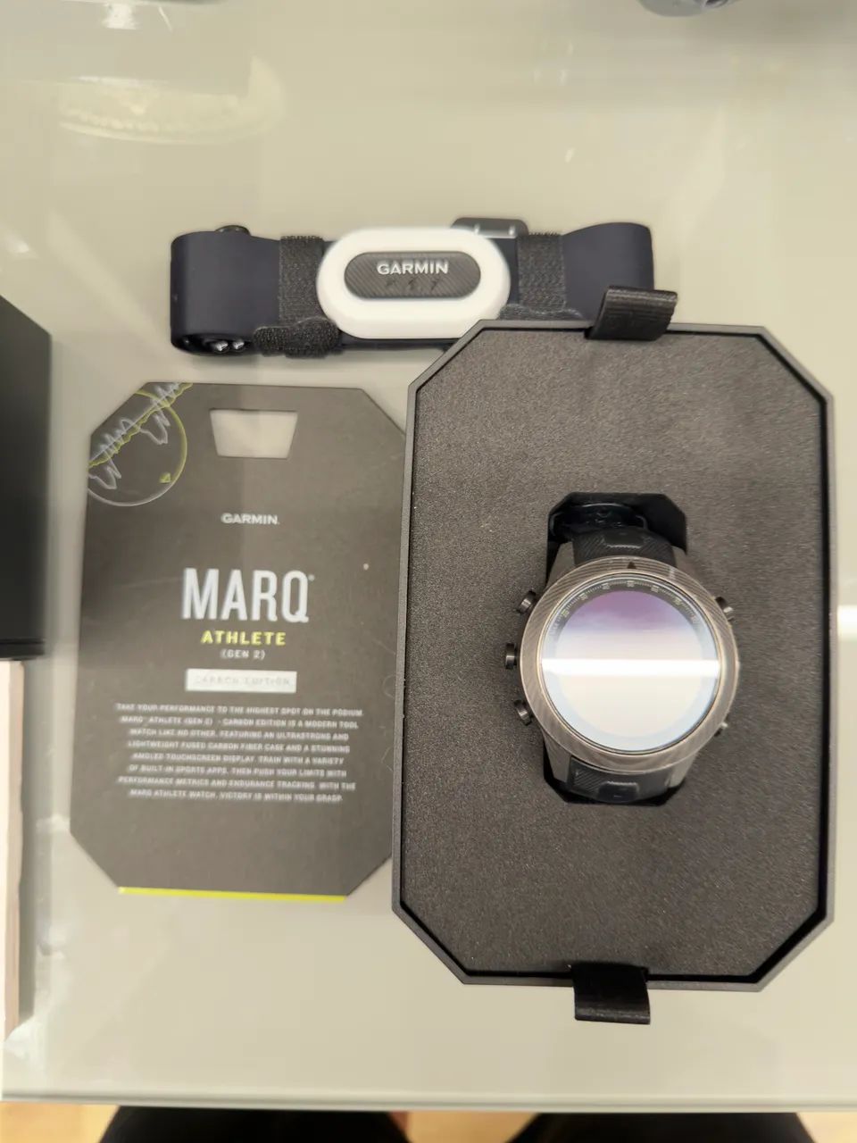 Smartwatch Garmin MARQ Athlete Gen 2 Carbon Edition 46mm - Impecável
