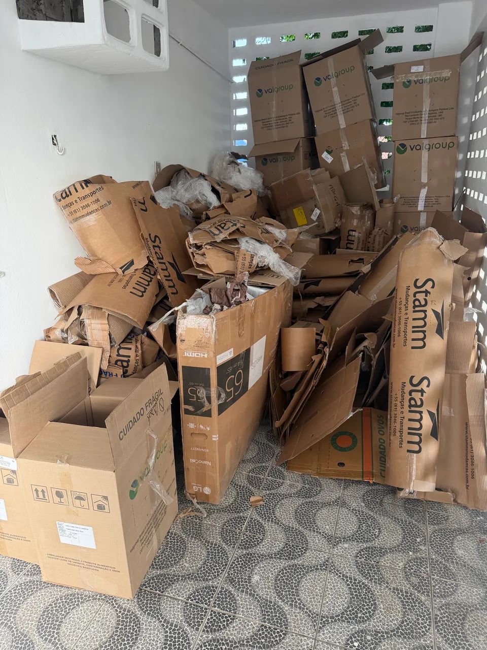 Doação de Caixas de Papelão 
