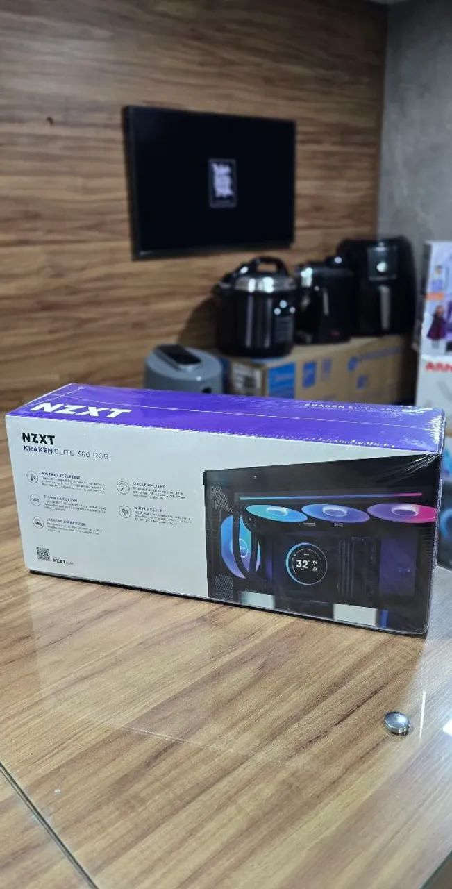 Water Cooler NZXT Kraken Elite 360 RGB [ NOVO LACRADO COM NOTA FISCAL E GARANTIA ]  - Foto 2