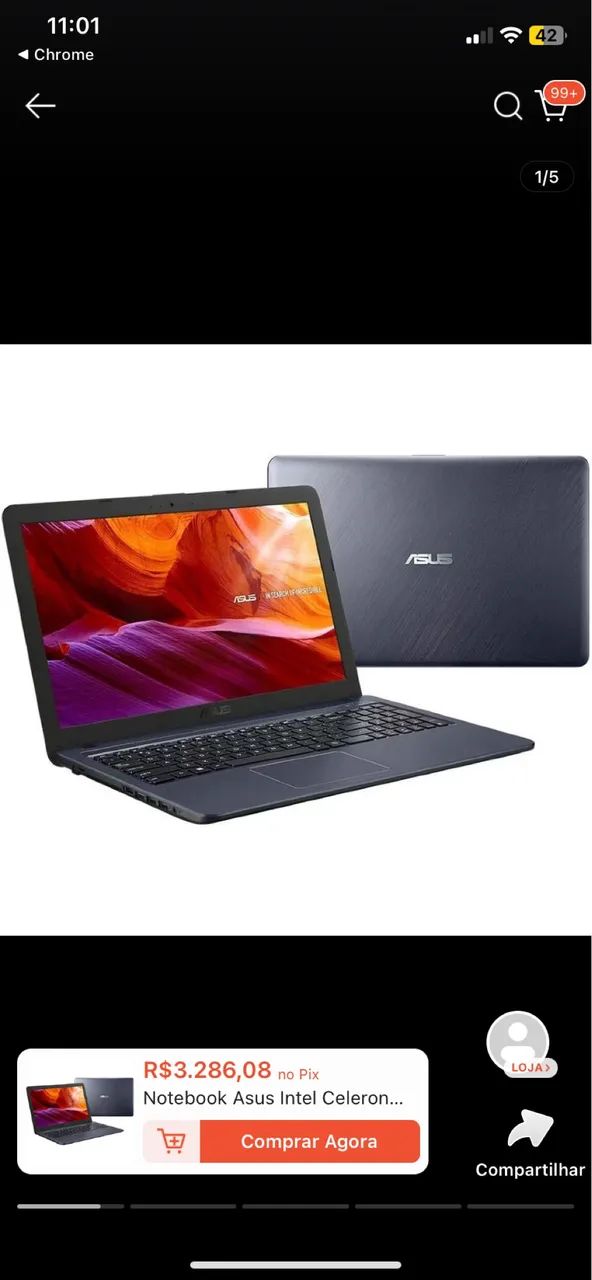 Notebook assus  - Foto 2