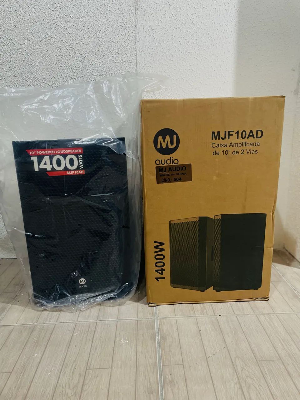 Caixa mj áudio MJF10AD nova 