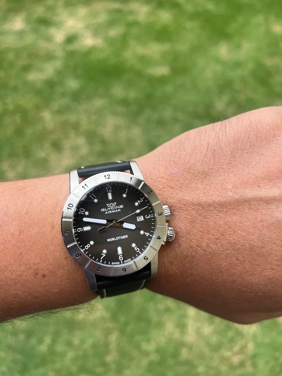 Relógio GLYCINE AIRMAN WORLDTIMER - Foto 5