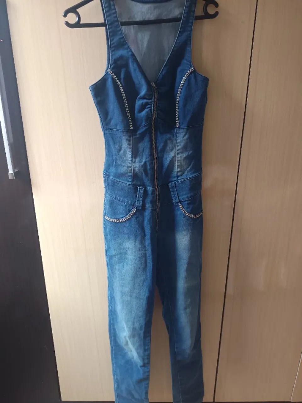 Macacão jeans 36 