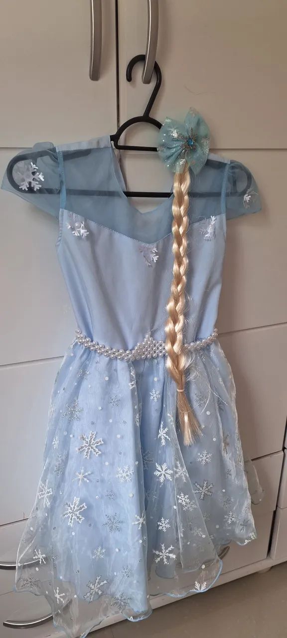 Vestido  tema Elsa