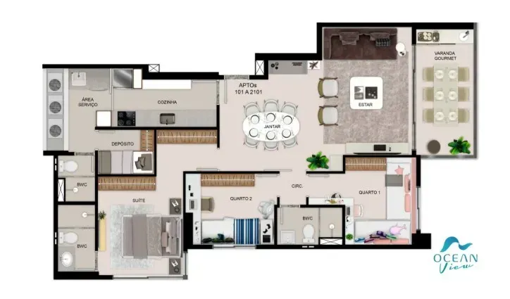 PLANTA 96m²